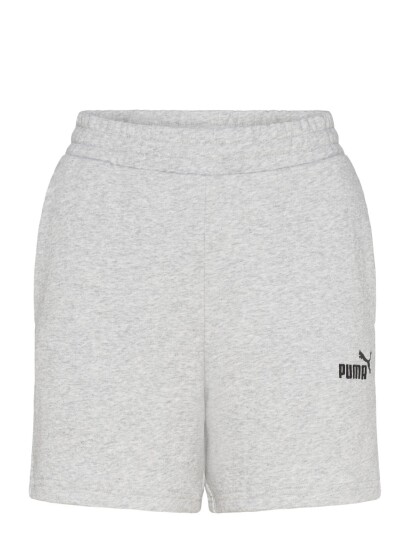 PUMA Ess Small No. 1 Logo 5 High Waist Shorts Tr   Grey   XS