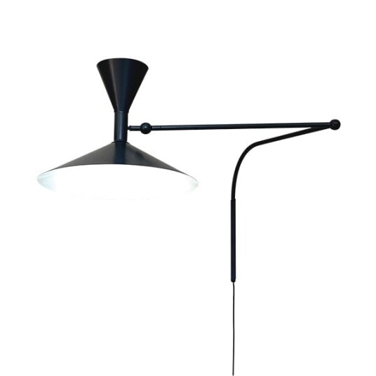 Nemo Lampe de Marseille Vegglampe Sort