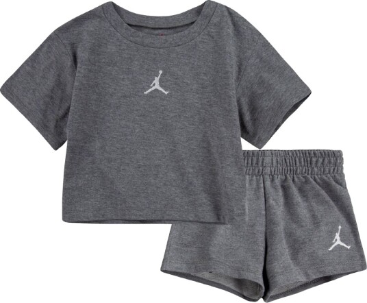 Jordan T skjorte/Shorts   Essensielt   Grå Melert   Jordan   5 6 år 110 116   Shorts