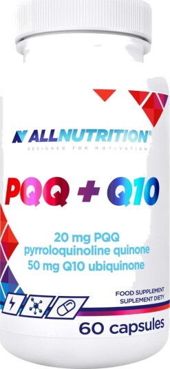 PQQ 20 mg og Coenzyme Q10 50 mg – 60 vegkapsler