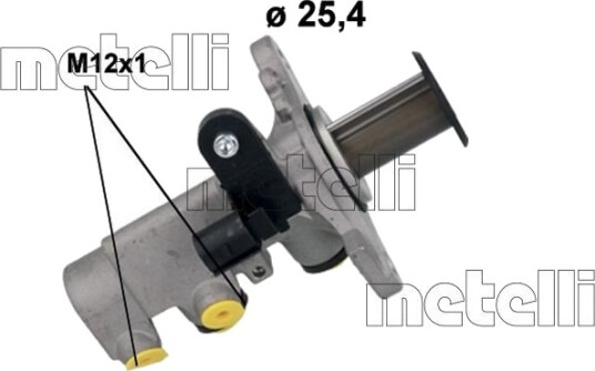 Hovedbremsesylinder METELLI 05-1251