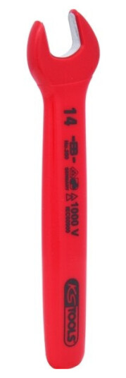 Ks Tools 117.1514, Kromvanadiumstål, Rød, 14 Mm, Din 7446, Iec 60900, 12,4 Cm, 80 G