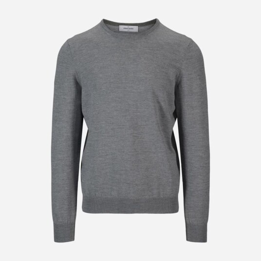 Crew Neck Merino Ligth Grey