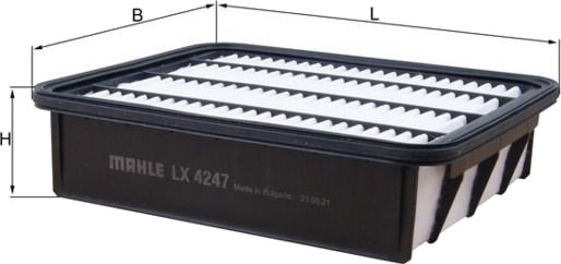Luftfilter MAHLE ORIGINAL LX 4247
