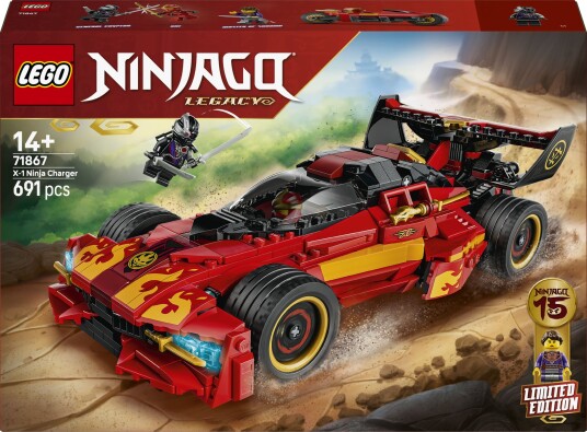 LEGO NINJAGO 15-årsjubileumsutgaven av Kais X-1 ninjabil 71867 LEGO NINJAGO 15-årsjubileumsutgaven av Kais X-1 ninjabil 71867