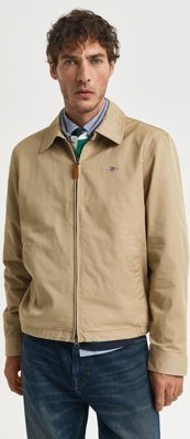 Gant Vindjakke i bomull DARK KHAKI XXL