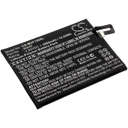 Xiaomi Pocophone Poco F1 batteri (3900 mAh 3.85 V, Sort)