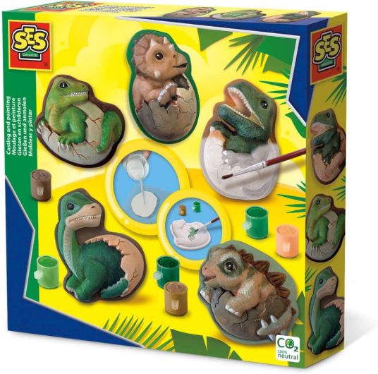 Ses Creative Støp & Mal Dinosauregg Ses Creative Støp & Mal Dinosauregg