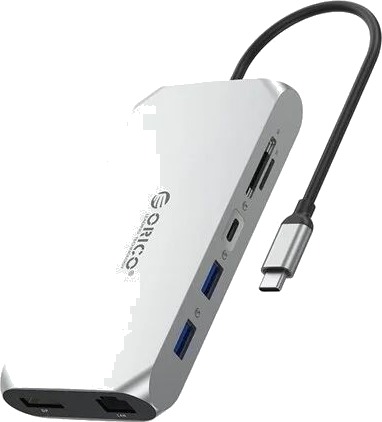 ORICO XCR-X33 12-i-1 USB-C Sølv XCR-X33-SV-BP ORICO XCR-X33 12-i-1 USB-C Sølv XCR-X33-SV-BP