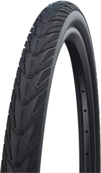 Schwalbe Energizer Plus 28" City/Trekking Road Tubeless Ready Dekk Svart 50   85 Psi 85 Psi