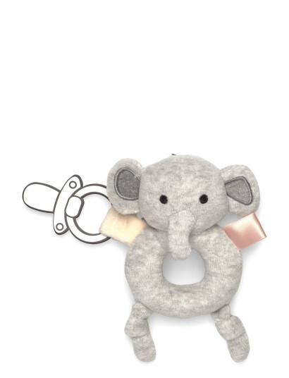 Geggamoja Ring Rattle Beige Doddi - Multi/patterned - ONE SIZE Geggamoja Ring Rattle Beige Doddi - Multi/patterned - ONE SIZE