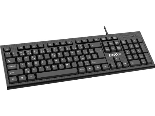 Logo Cut II Tastatur CZ Klassisk Kablet USB Svart CUT II Logo Cut II Tastatur CZ Klassisk Kablet USB Svart CUT II