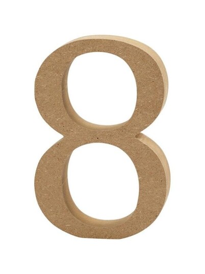 Creativ Company Number 8 MDF 13cm 1pc.