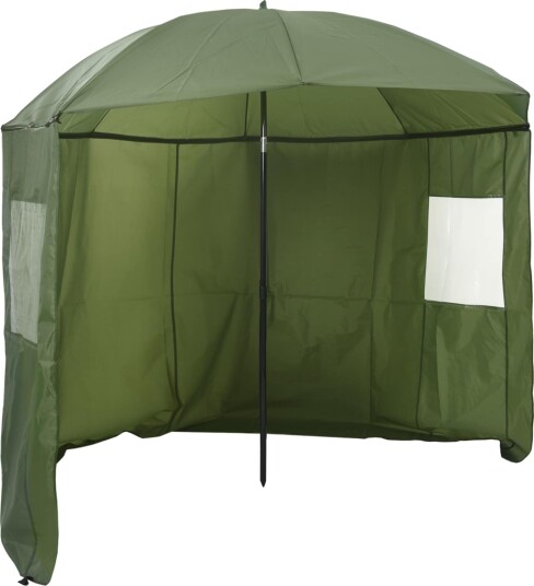 vidaXL Fiske paraply Gul hær 220 x 193 cm Oxford polyester