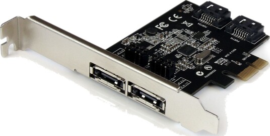STARTECH 2x eSATA + 2x SATA III 6 Gbps PCI Express Controller Card STARTECH 2x eSATA + 2x SATA III 6 Gbps PCI Express Controller Card