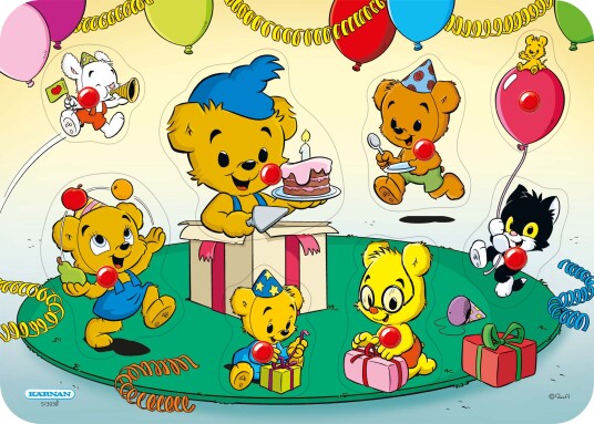 Kärnan Bamse Knottepuslespill 8 Deler