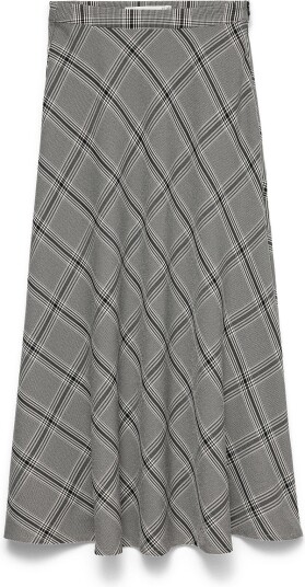 Vero Moda Vmtika Hw Full Check Skirt Prm OATMEAL 38