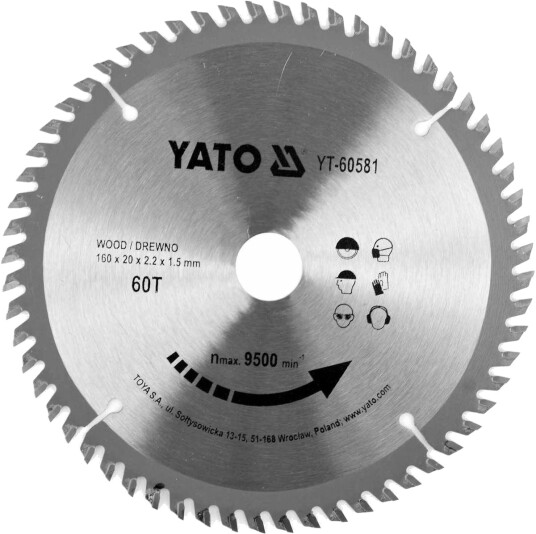 YATO YT 60581 Mellomleggsskive vinkelsliper