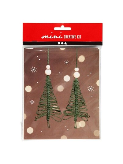 Creativ Company Mini Creative Kit Macrame Christmas Tree