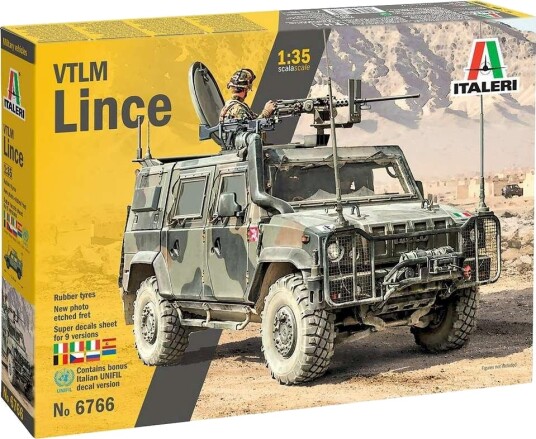 Italeri Iveco VTLM Lince Militær Modellbil Byggesett 1:35 Italeri Iveco VTLM Lince Militær Modellbil Byggesett 1:35