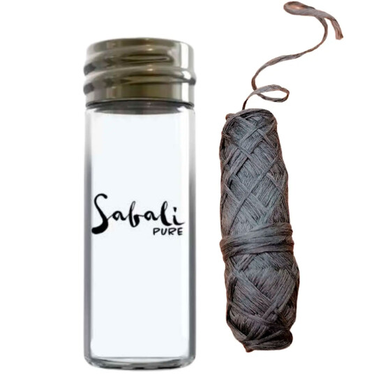 Tanntråd uten PFAS mtr. 30 mtr. + Glassdispenser Sabali Pure Charcoal