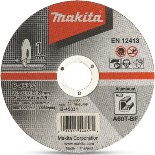Makita 125mm Kappeskive for Aluminium A60T-BF - Elektroverktøy Tilbehør