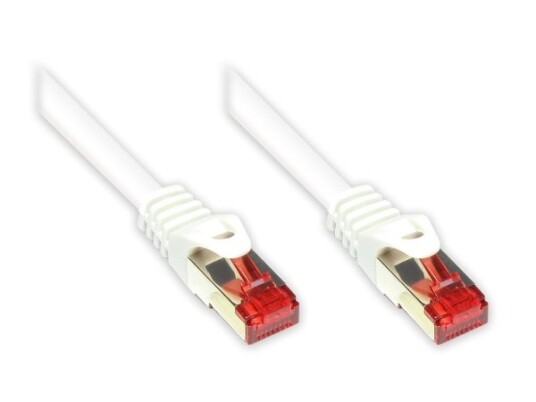 Alcasa 8060-010W Nettverkskabel Hvit 1 M Cat6 S/Ftp (S-Stp) ( 8060-010W )