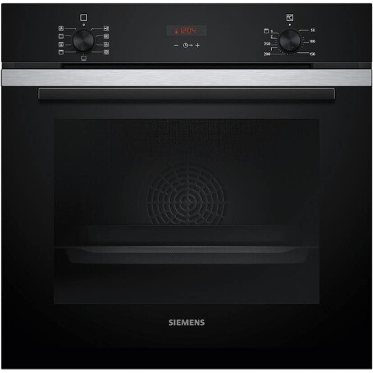 Siemens iQ300 Innbyggingsovn 3D HotAir Plus med EcoClean Rustfritt Stål Siemens iQ300 Innbyggingsovn 3D HotAir Plus med EcoClean Rustfritt Stål