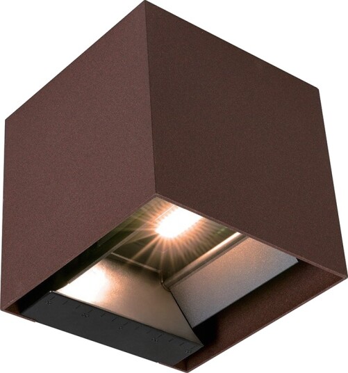 V Tac V Tac 9W Solara vegglampe med sensor CCT IP65 PIR sensor Corten farge solcelle 3 lysfarger Kulør : 3 i 1