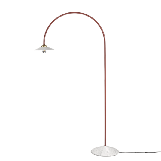 Valerie Object Stålampe N1 Gulvlampe Menie Rød/Marmor Valerie Object Stålampe N1 Gulvlampe Menie Rød/Marmor
