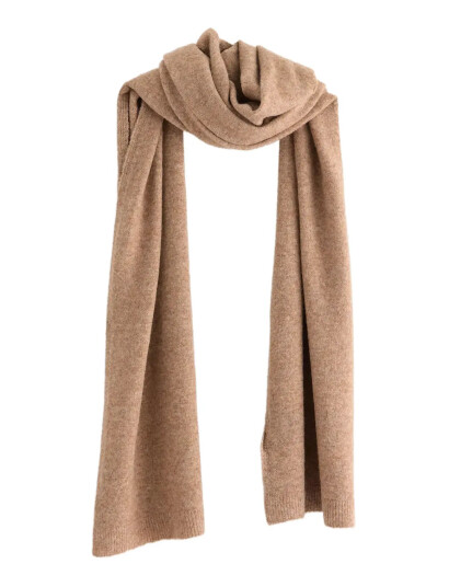 Lindex Scarf Knitted Petra - Beige - ONE SIZE