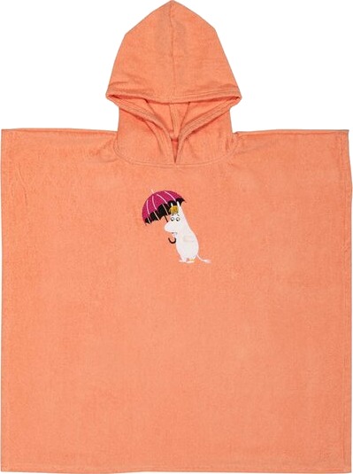 MoominArabia Mummi badeponcho barn Under paraplyen korall