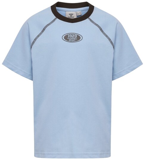 Hummel T skjorte HmlTimmi Raglan Kasjmir Blue Hummel 8 år (128) T skjorte Lyseblå Svart