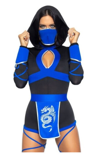 Blue Dragon Ninja Kostume