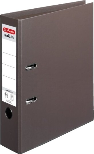 Herlitz Max.File A4 Oppbevaring Polypropylen Pp Brun Jekk 1 Stykker