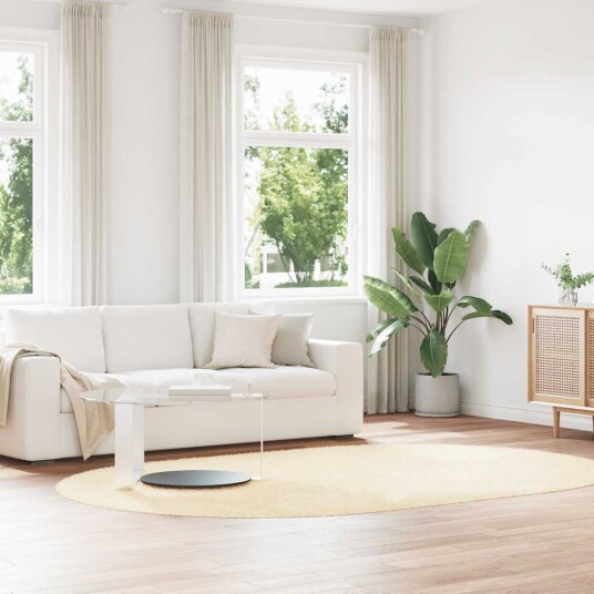 Flossteppe med lang luv NAVARRA krem 300x200 cm polyester 8721158559210