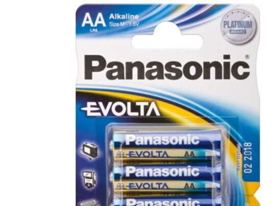 Panasonic Evolta Alkalisk AA Engangsbatteri 4-pk LR6 1.5V
