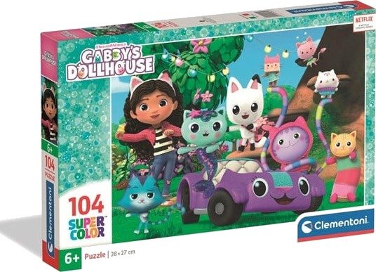 Clementoni Puzzle Gabby"S Dollhouse 2025 2 104 pieces 2D Puslespill