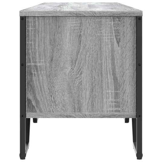 TV-benk grå sonoma 180x34x41 cm konstruert tre 848592