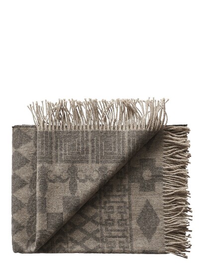 Silkeborg Uldspinderi Teodor Grey BLACK/BEIGE 130X190CM