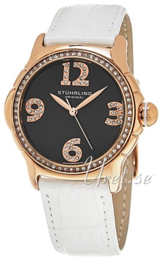Stührling Original Dameklokke 592.05 Vogue Chic Grå/Lær Ø38 mm