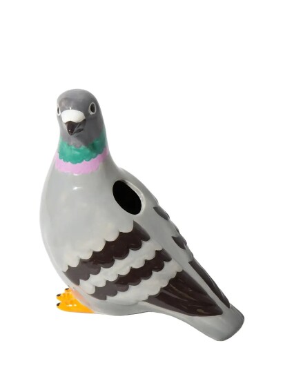 DOIY Vase Pigeon Grey H18CM