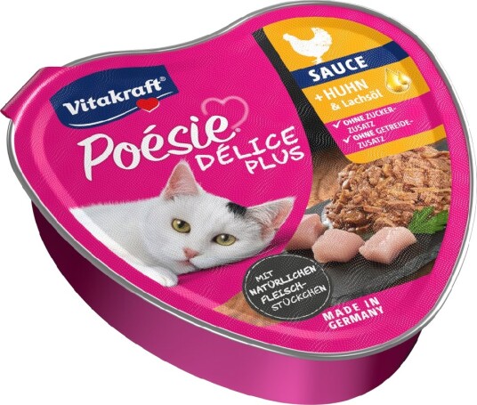 Vitakraft våtfôr Poésie Délice Plus Kylling 15 x 85 g
