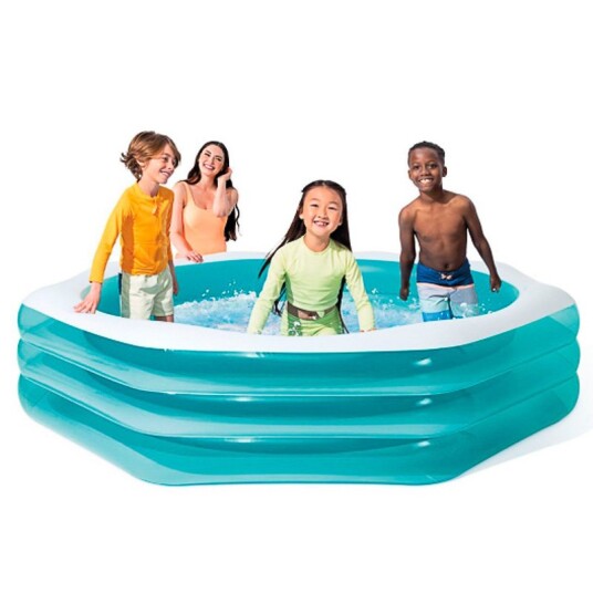Intex Swim Center Blue Crystal Opplåsbart Badebasseng 254x56 cm fra 6 år Intex Swim Center Blue Crystal Opplåsbart Badebasseng 254x56 cm fra 6 år