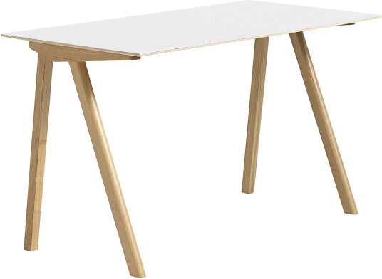 Hay - Copenhague Cph90 Desk Wb Lacquered Oak White Laminate Skrivebord Ronan & Erwan Bouroullec
