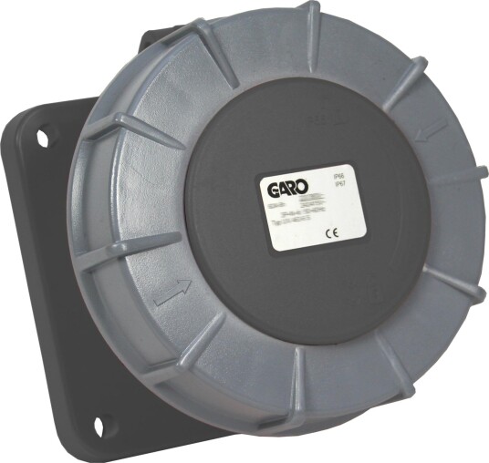 Garo Uiv 363-7 S Paneluttak IP67, 4-Polet, 63 A Svart, 7 H