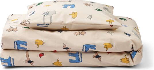 Liewood Ingeborg Junior Printed Bedding Imagine / Sandy 100 X 140