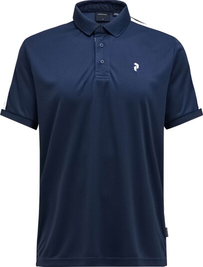 Peak Performance M Player Golf pologenser herre Blue Shadow White  X Large