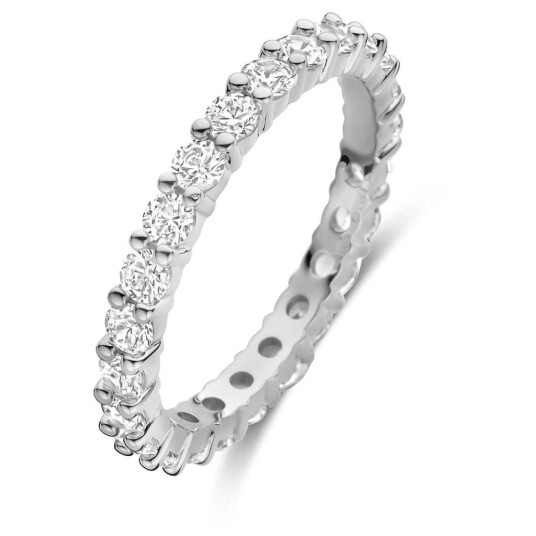 Ti Sento Ring i 925 sølv med zirkonia