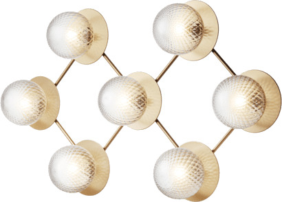 Nuura Liila 7 Vegg/Taklampe Optikk Klar Nuura Liila 7 Vegg/Taklampe Optikk Klar